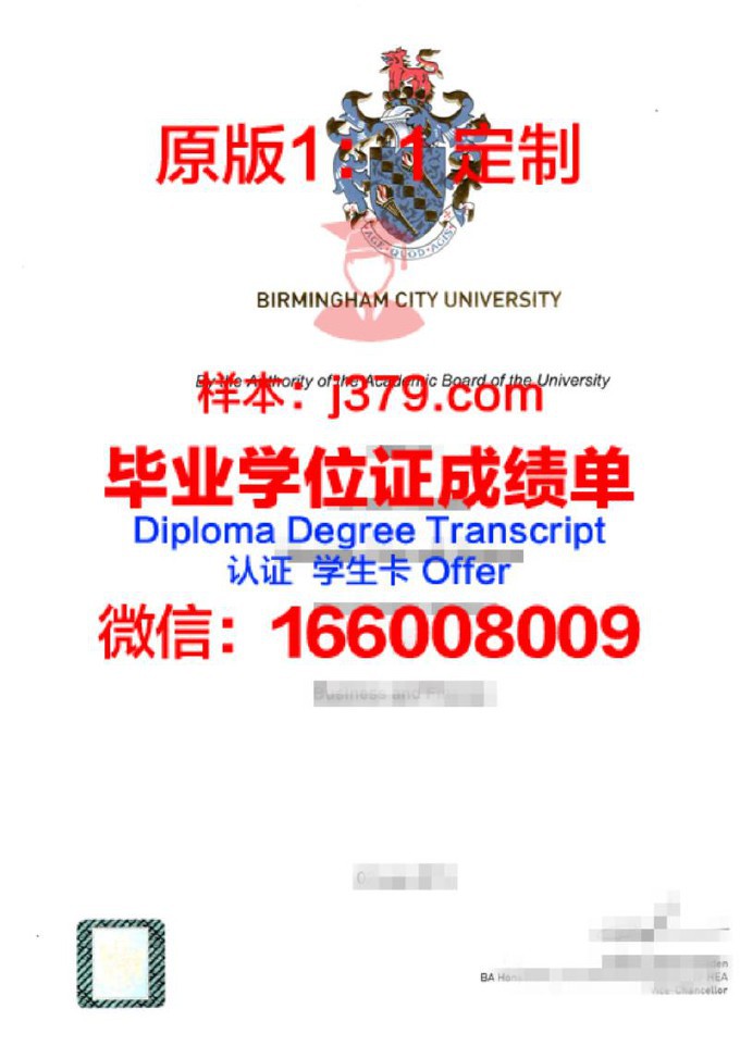 伯明翰南方学院证书成绩单(伯明翰大学南方学院)