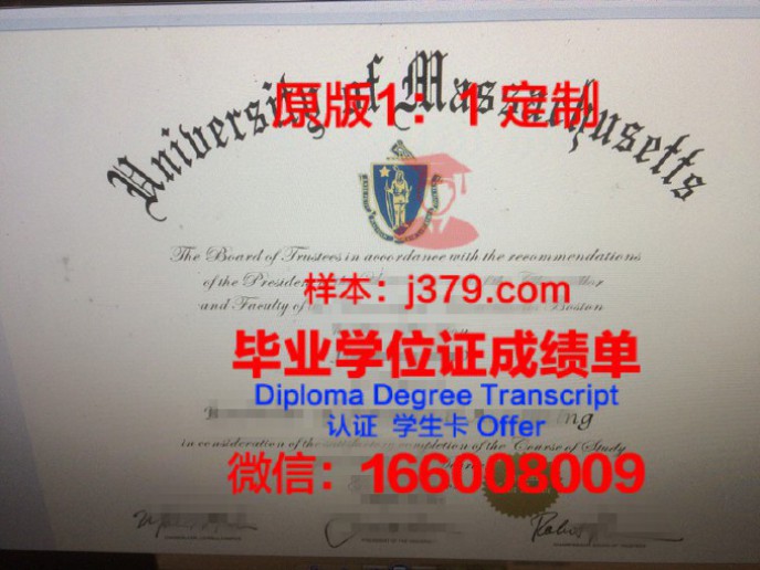 马萨诸塞大学阿默斯特分校毕业证样品University of Massachusetts, Amherst Diploma